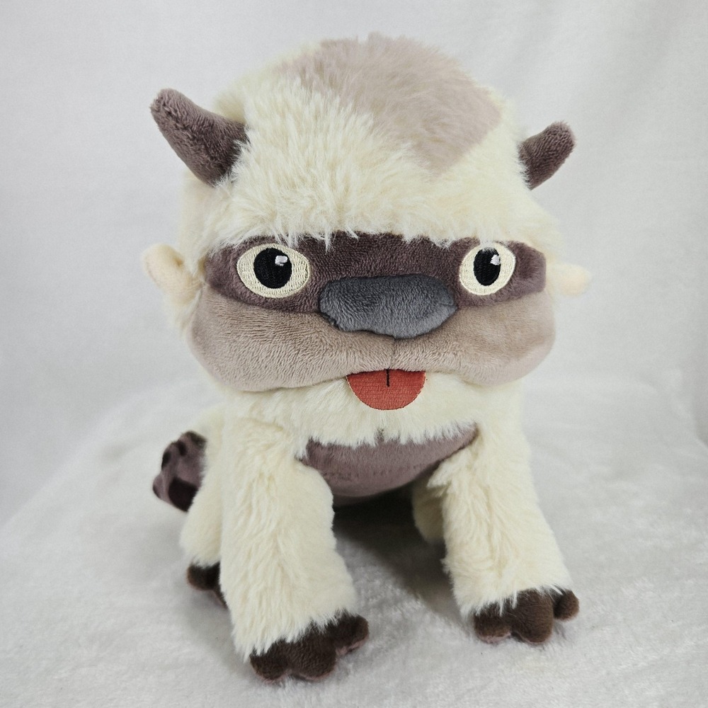 Avatar Last Airbender Appa Phunny Flying‎ Bison Plush Stuffed Animal White 8"